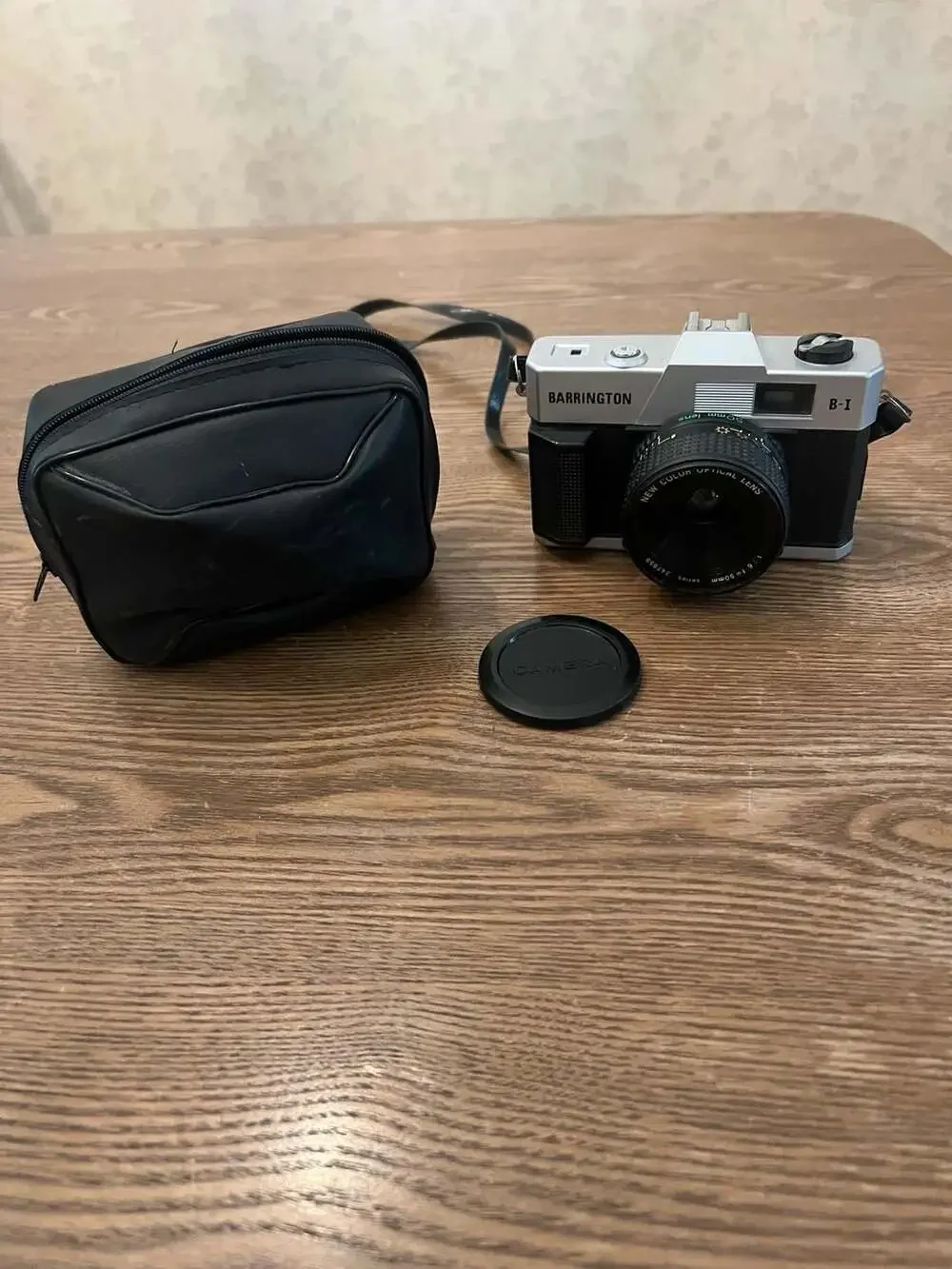 Barrington B-I 35mm Film Camera with 50mm Lens and Case